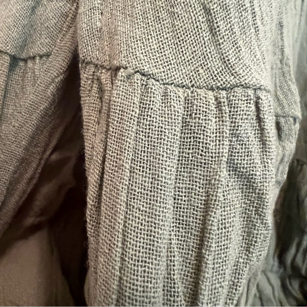 Free People So Scenic Mini in Grasslands Green, 100% Cotton, NWT $78 - Picture 15 of 15